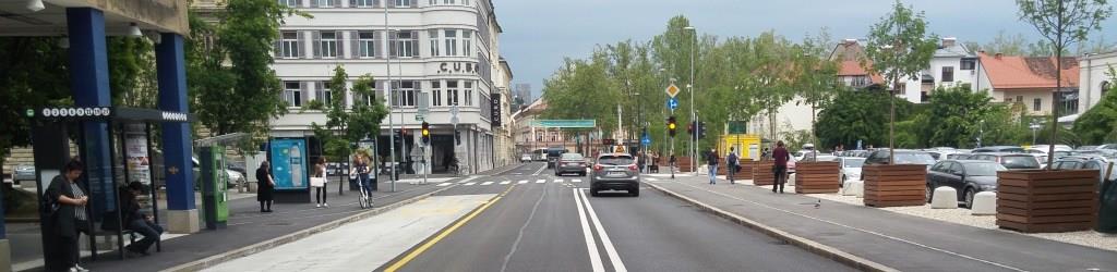 Dela na Slovenski cesti-jug zaključena Dela na Slovenski cesti-jug zaključena